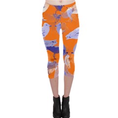 Seagull Gulls Coastal Bird Bird Capri Leggings  by Nexatart