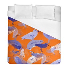 Seagull Gulls Coastal Bird Bird Duvet Cover (full/ Double Size) by Nexatart