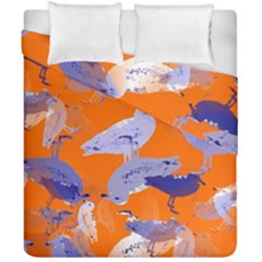 Seagull Gulls Coastal Bird Bird Duvet Cover Double Side (california King Size) by Nexatart