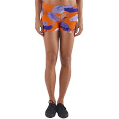 Seagull Gulls Coastal Bird Bird Yoga Shorts