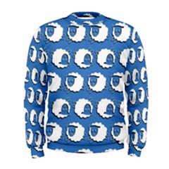 Sheep Pattern Wallpaper Vector Men s Sweatshirt by Nexatart