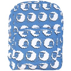 Sheep Pattern Wallpaper Vector Full Print Backpack