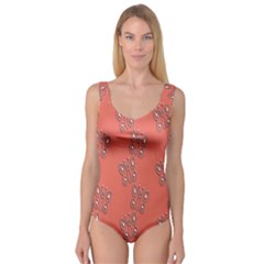 Butterfly Pink Pattern Wallpaper Princess Tank Leotard  by Nexatart