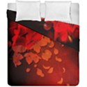 Cherry Blossom, Red Colors Duvet Cover Double Side (California King Size) View1