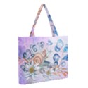 Snail And Waterlily, Watercolor Medium Tote Bag View2