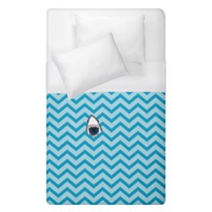 Chevron Shark Pattern Duvet Cover (single Size) by emilyzragz