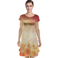 Flower Power, Cherry Blossom Cap Sleeve Nightdress by FantasyWorld7