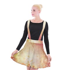 Flower Power, Cherry Blossom Suspender Skater Skirt by FantasyWorld7