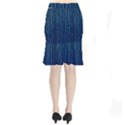 Stylish Abstract Blue Strips Mermaid Skirt View2