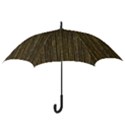 Stylish Golden Strips Hook Handle Umbrellas (Small) View3