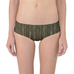 Stylish Golden Strips Classic Bikini Bottoms by gatterwe