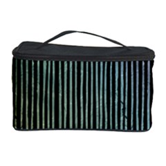 Stylish Rainbow Strips Cosmetic Storage Case by gatterwe