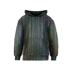 Stylish Rainbow Strips Kids  Pullover Hoodie by gatterwe