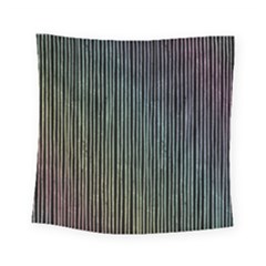 Stylish Rainbow Strips Square Tapestry (small) by gatterwe