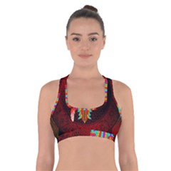 Cute Owl, Mandala Design Cross Back Sports Bra by FantasyWorld7