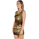 Steampunk Lady  In The Night With Moons Bodycon Dress View2