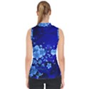 Floral Design, Cherry Blossom Blue Colors Shell Top View2