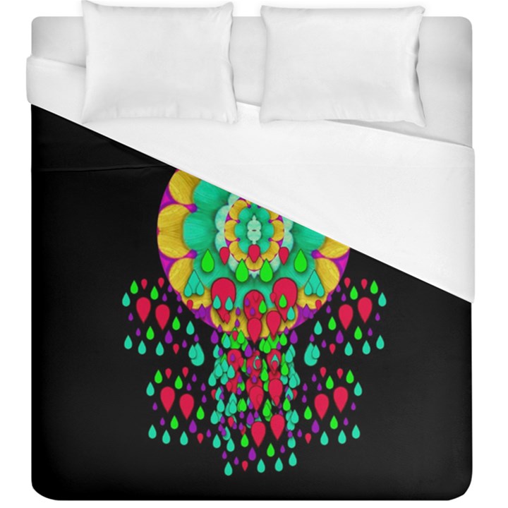 Rain Meets Sun In Soul And Mind Duvet Cover (King Size)