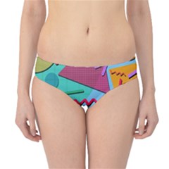 Memphis #10 Hipster Bikini Bottoms by RockettGraphics