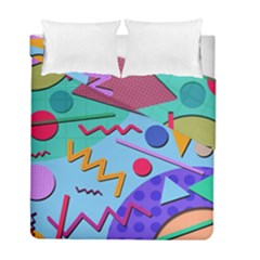 Memphis #10 Duvet Cover Double Side (full/ Double Size) by RockettGraphics