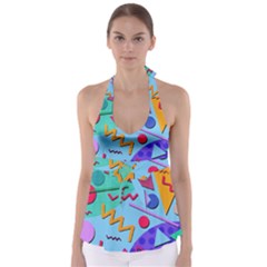 Memphis #10 Babydoll Tankini Top by RockettGraphics