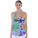 Memphis #10 Babydoll Tankini Top View1