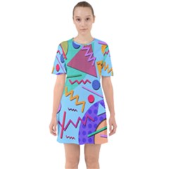 Memphis #10 Mini Dress by RockettGraphics