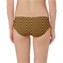 Chevron Brown Retro Vintage Classic Bikini Bottoms View2