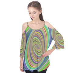 Ellipse Background Elliptical Flutter Tees