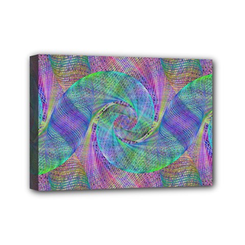 Spiral Pattern Swirl Pattern Mini Canvas 7  X 5  by Nexatart