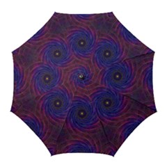 Pattern Seamless Repeat Spiral Golf Umbrellas by Nexatart