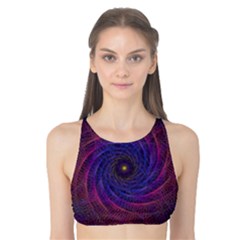 Pattern Seamless Repeat Spiral Tank Bikini Top by Nexatart