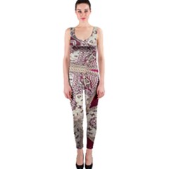 Morocco Motif Pattern Travel Onepiece Catsuit by Nexatart