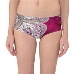 Morocco Motif Pattern Travel Mid-waist Bikini Bottoms by Nexatart