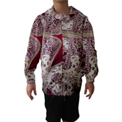 Morocco Motif Pattern Travel Hooded Wind Breaker (kids) by Nexatart