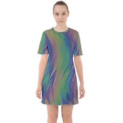 Texture Abstract Background Mini Dress