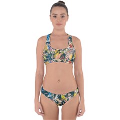 Art Graffiti Abstract Vintage Cross Back Hipster Bikini Set by Nexatart