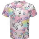 Unicorn Rainbow Men s Cotton Tee View1