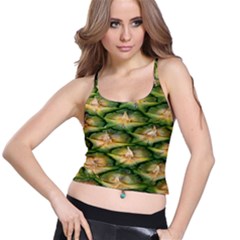 Pineapple Pattern Spaghetti Strap Bra Top by Nexatart