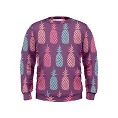 Pineapple Pattern Kids  Sweatshirt