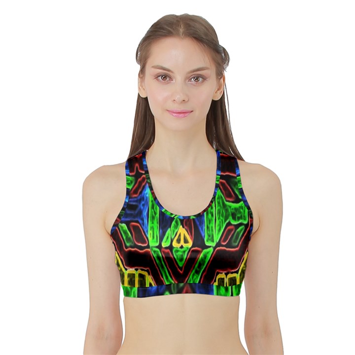 Zone Time X Sports Bra with Border