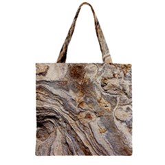 Background Structure Abstract Grain Marble Texture Zipper Grocery Tote Bag by Nexatart