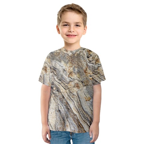 Background Structure Abstract Grain Marble Texture Kids  Sport Mesh Tee by Nexatart