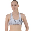 Marble Granite Pattern And Texture Criss Cross Racerback Sports Bra View1