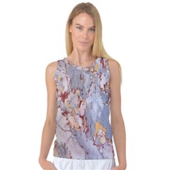 Marble Pattern Women s Basketball Tank Top by Nexatart