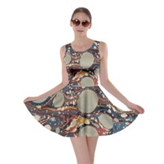 Marbling Skater Dress by Nexatart