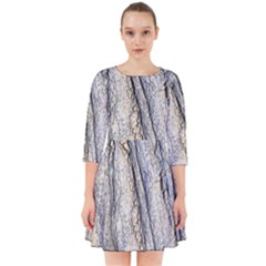 Texture Structure Marble Surface Background Smock Dress by Nexatart