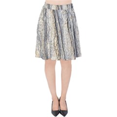 Texture Structure Marble Surface Background Velvet High Waist Skirt by Nexatart