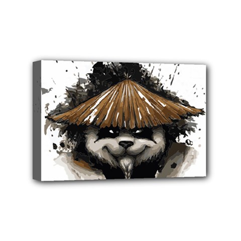 Warrior Panda T Shirt Mini Canvas 6  X 4  by AmeeaDesign