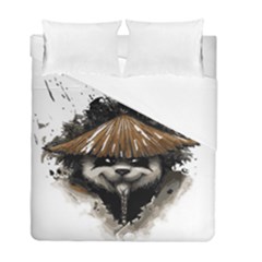 Warrior Panda T Shirt Duvet Cover Double Side (full/ Double Size) by AmeeaDesign